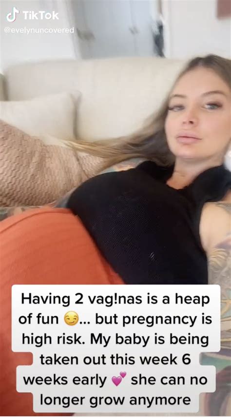 evelyn uncovered leak|OnlyFans model with two vaginas uses one for work。